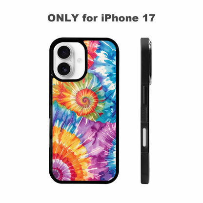 iPhone 17 Case — Small Tie Dye Swirl Tie Dye, Unique Phone Case Design