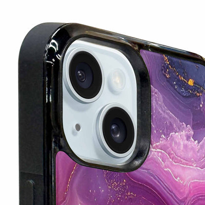 iPhone 15 Plus Case — Psychedelic Marble Tessellation, Custom Made Phone Cover