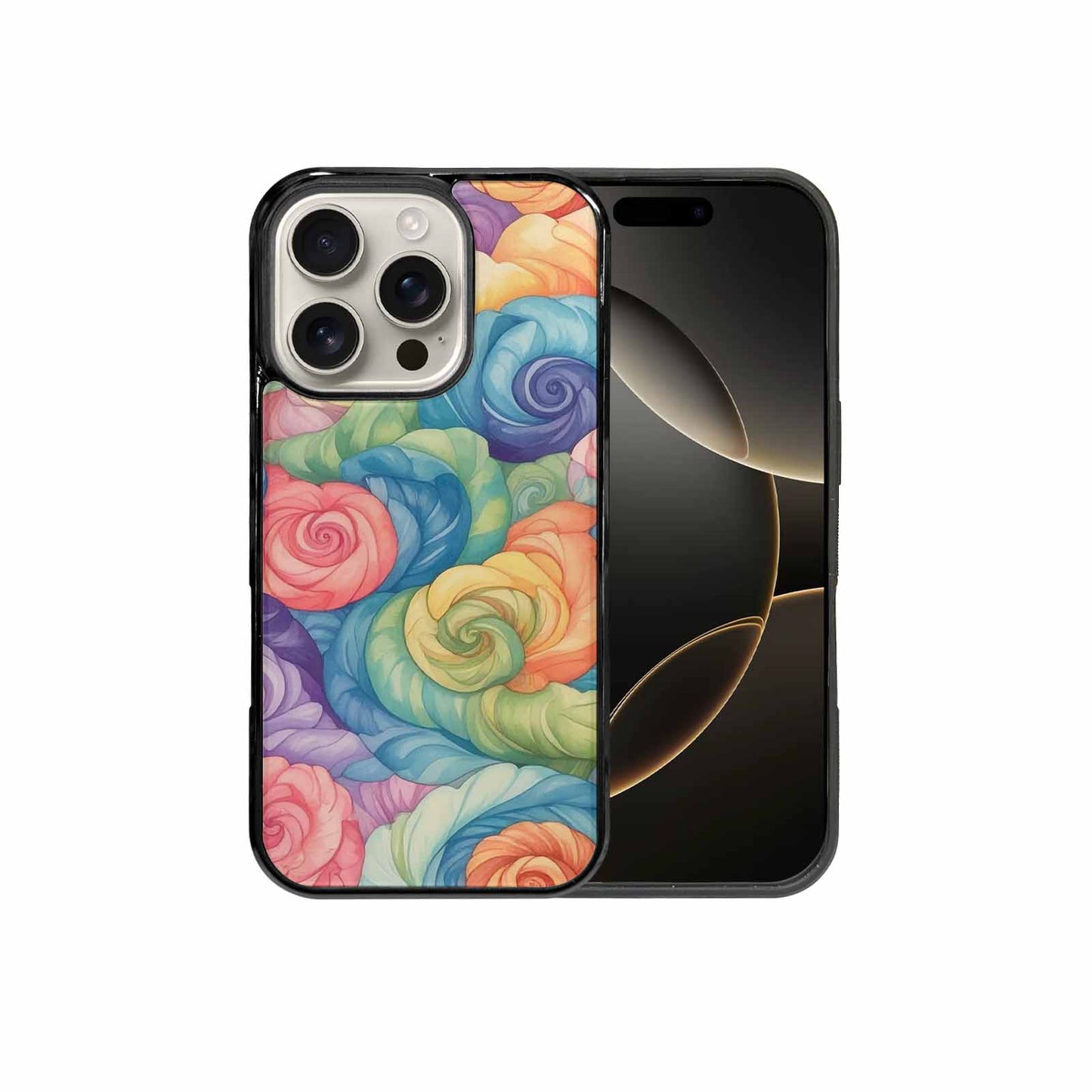 iPhone 16 Pro Case — Tie Dye Swirls Tie Dye Swirls, Custom Print Case Cover