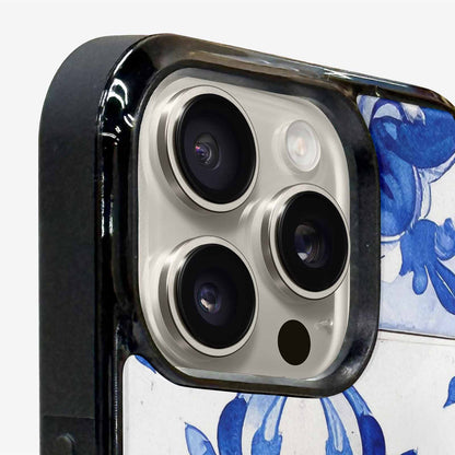 iPhone 16 Pro Case — Mexican Talavera Tile Pattern Floral Geometric, Custom Made Phone Cover