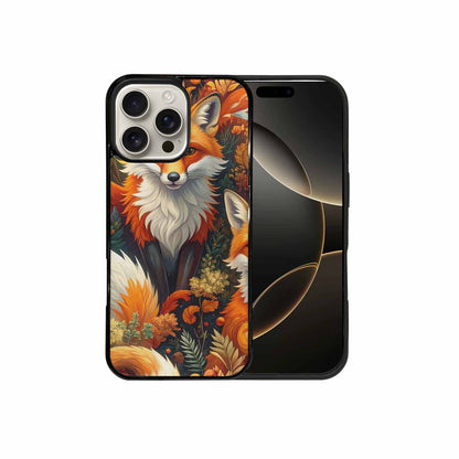 iPhone 16 Pro Max Case — Fox Forest Fox Forest Pattern Hundreds, Custom Print Case Cover