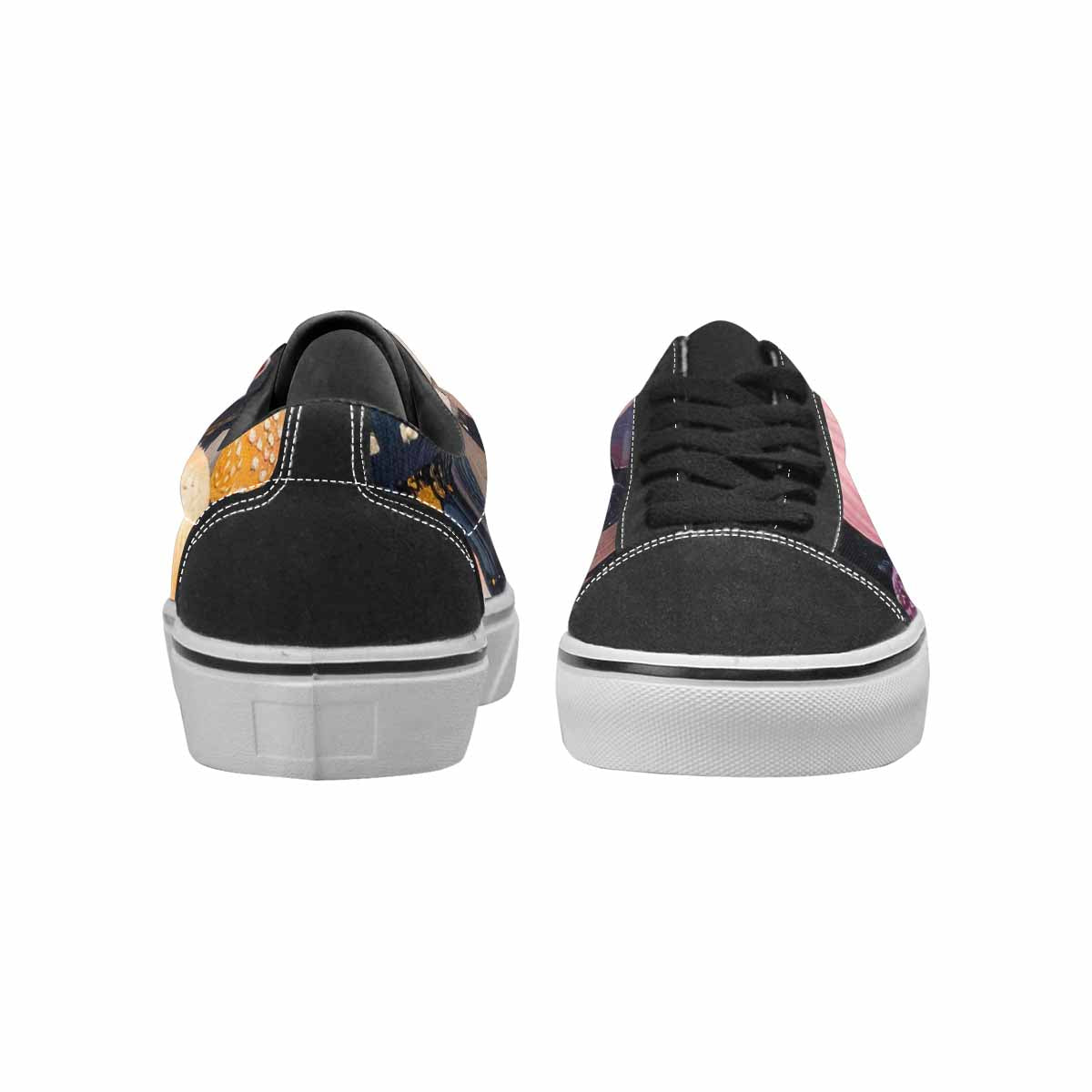WOMEN'S Mushrooms Lace-Up Canvas Dark Academia Custom Sneakers