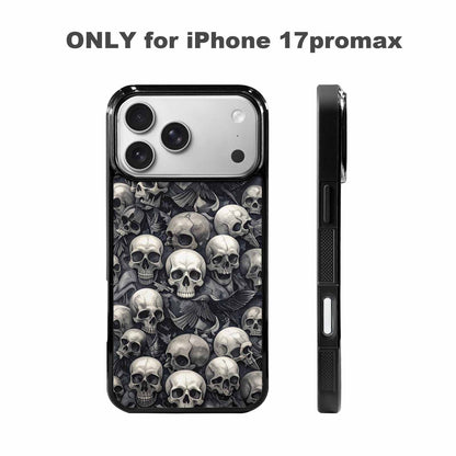 iPhone 17 Pro Max Case — Skull Dark Art Gothic Print Gothic, Customized Protective Case