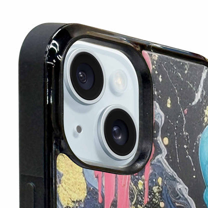 iPhone 15 Plus Case — Aliens Marblemelting Aliens Pa Mif, Unique Phone Case Design