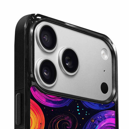 iPhone 17 Pro Case — Rose Galaxy Art Seamless Pattern Galaxy, Customized Protective Case