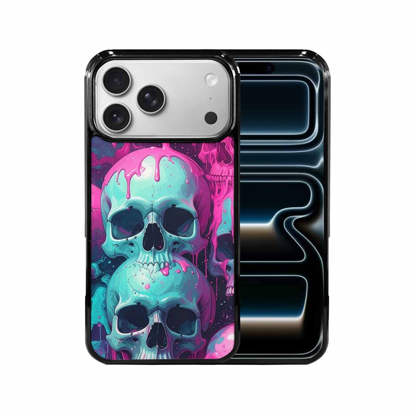 iPhone 17 Pro Max Case — Thousands Of Skulls Gothic Skulls, Custom Print Case Cover