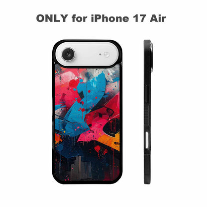iPhone 17 Air Case — Seamless Repeating Pattern Of Overlapping Camo, Custom Phone Case
