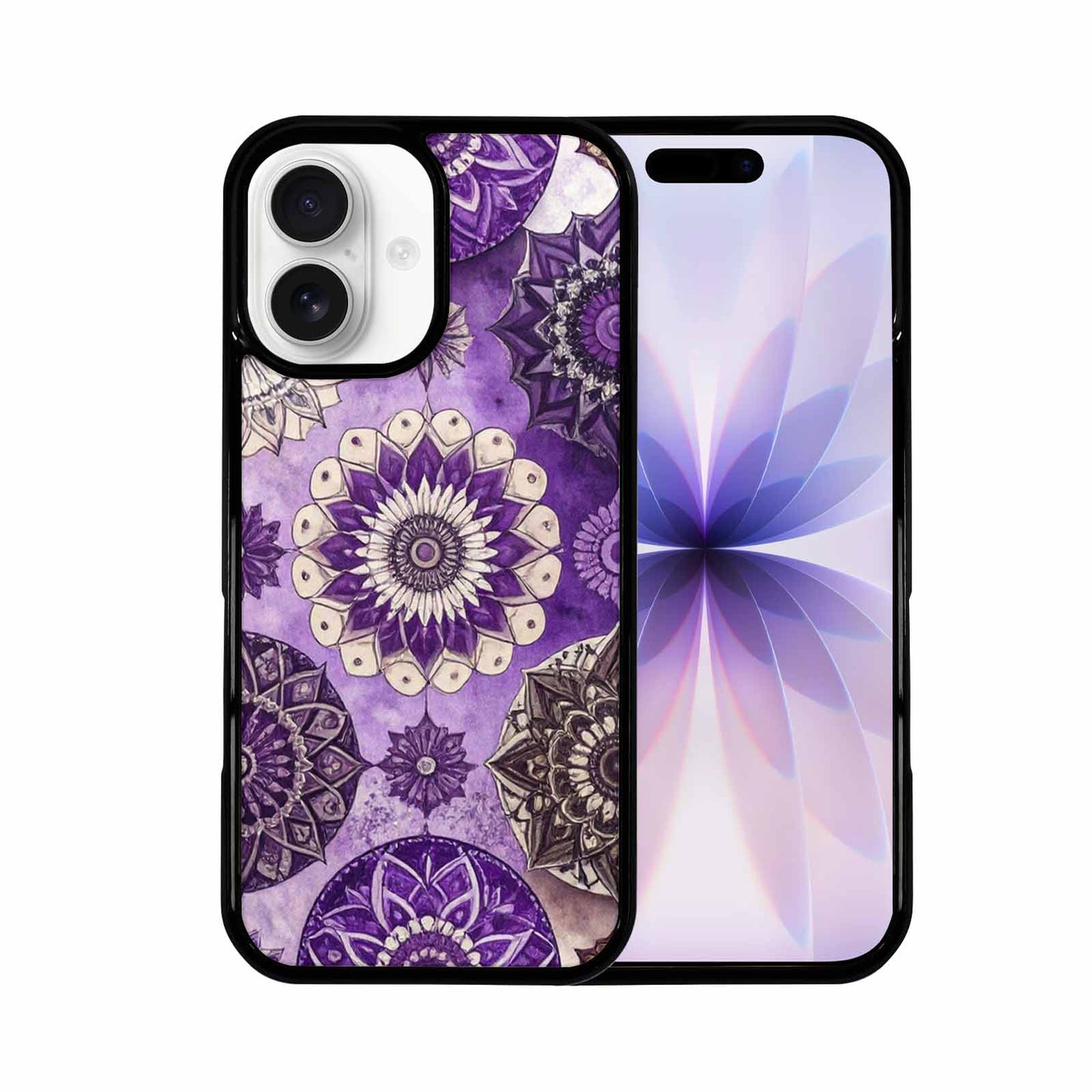 iPhone 17 Case — Small Mandala Pattern, Randomly Floral, Custom Printed Phone Case