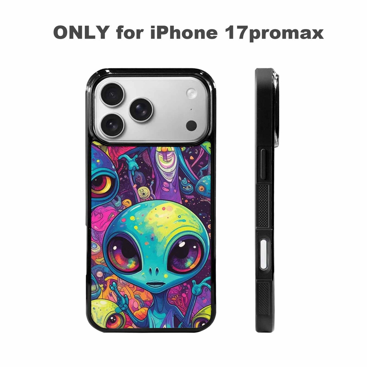 iPhone 17 Pro Max Case — Cartoon Alien Characters Alien Scifi, Custom Made Phone Cover