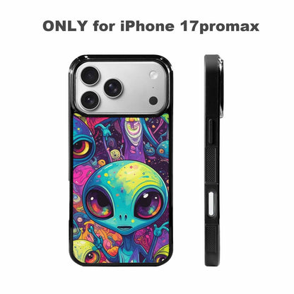 iPhone 17 Pro Max Case — Cartoon Alien Characters Alien Scifi, Custom Made Phone Cover