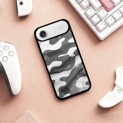 iPhone 17 Air Case — Grey Camo Print Camo, Custom Made Phone Cover