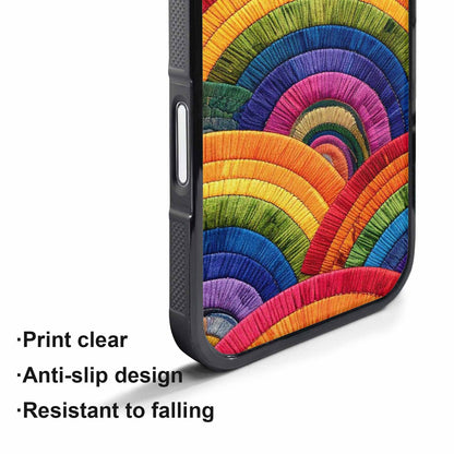 iPhone 17 Pro Max Case — Vivid Camo Rainbow Camo, Custom Printed Phone Case