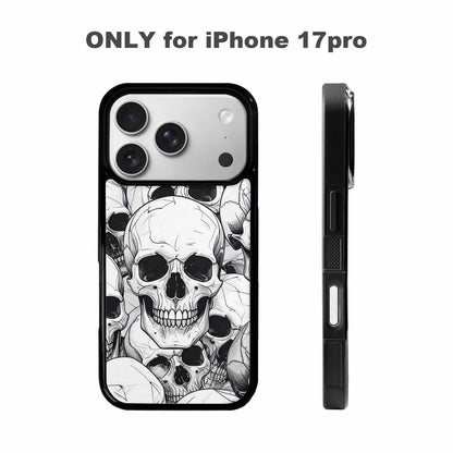 iPhone 17 Pro Case — Skull Dark Art Gothic Print Gothic, Personalized Phone Case