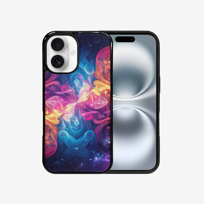 iPhone 16 Case — Rose Galaxy Art Seamless Pattern Vibrant, Original Design Phone Case