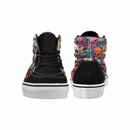 MEN'S Skulls (general) Skulls High Top Canvas Dreamcore Custom Shoes