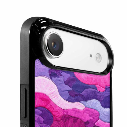 iPhone 17 Air Case — Vivid Camo Bisexual Pride Camo, Unique Phone Case Design