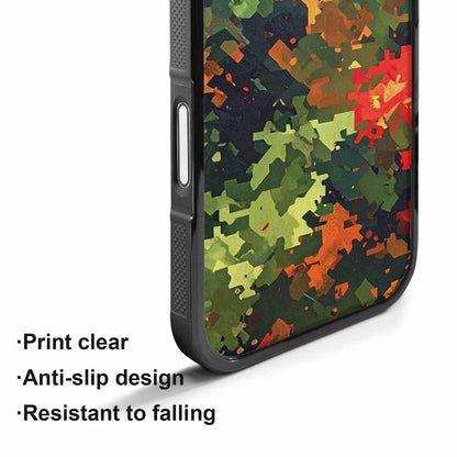 iPhone 17 Case — Small Military Camouflage Blotch Camo, Custom Made Phone Cover