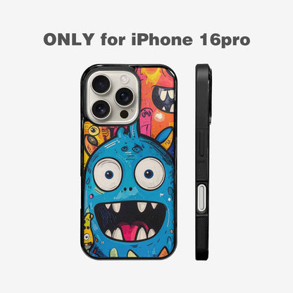 iPhone 16 Pro Case — Goofy Cartoon Monster, Custom Printed Phone Case