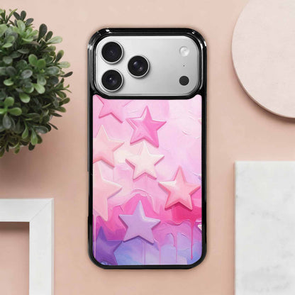 iPhone 17 Pro Max Case — Seamless Repeating Pattern Of Galaxy Space, Custom Art Phone Cover
