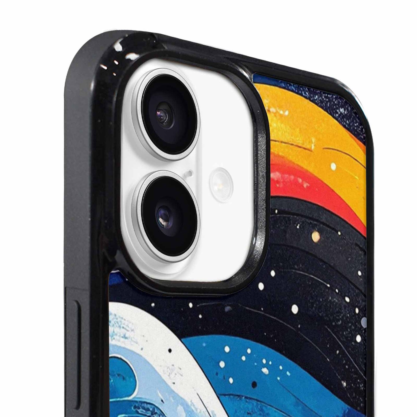 iPhone 17 Case — Glossy Winter Wave Cartoon Cute, Customized Protective Case