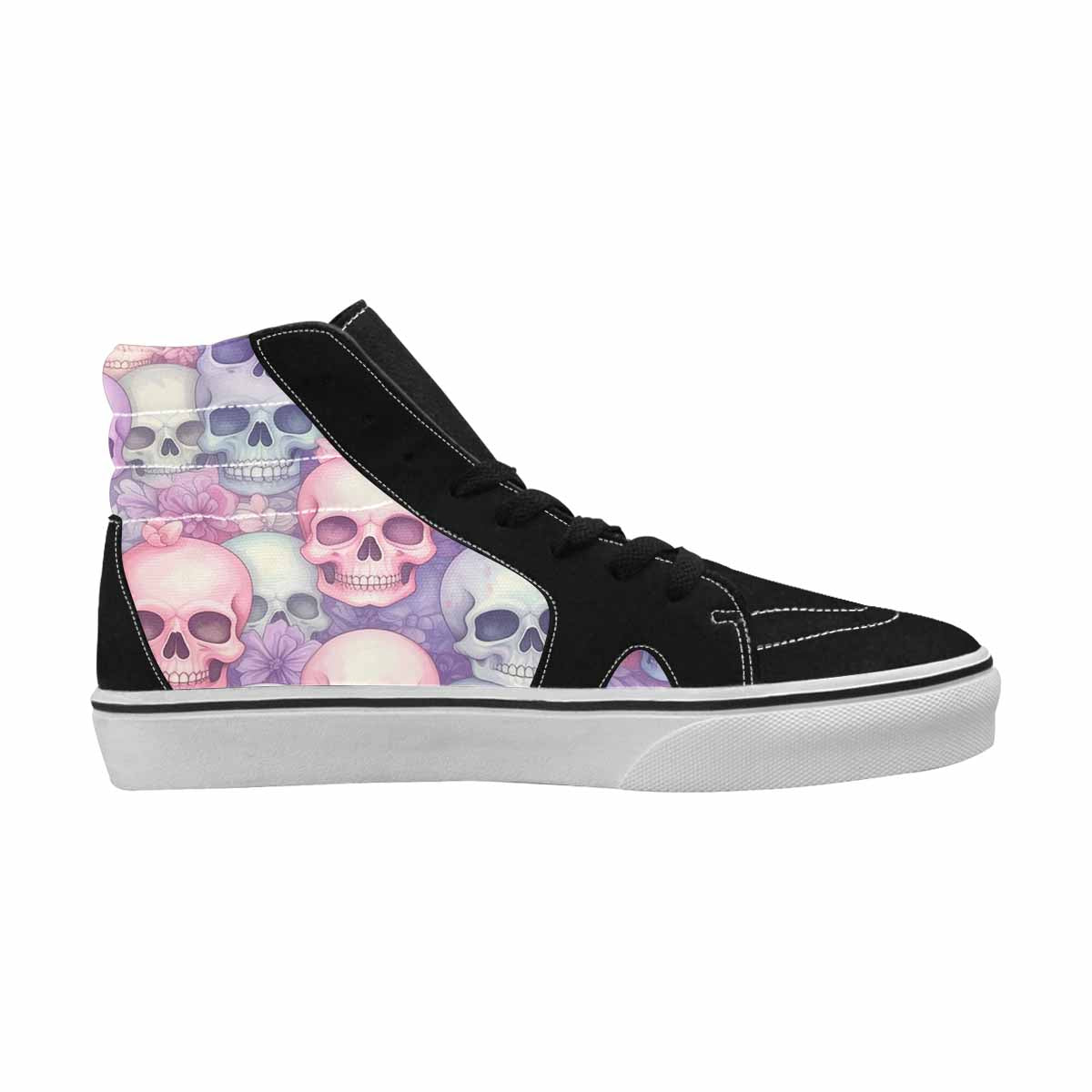 MEN'S Skulls - Pastel High Top Canvas Surreal Sneakers