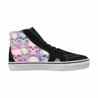 MEN'S Skulls - Pastel High Top Canvas Surreal Sneakers