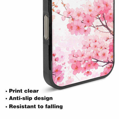 iPhone 16 Pro Max Case — Cherry Blossom Branch Cherry Blo Bir, Custom Designed Case Cover