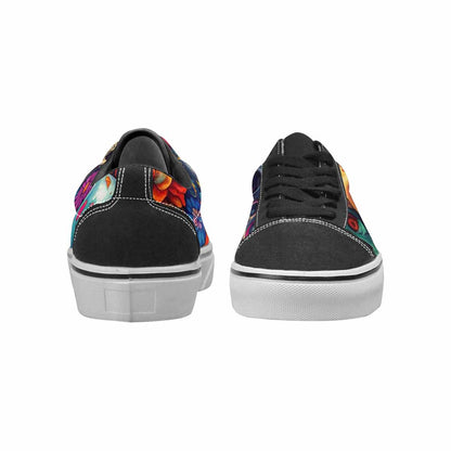 MEN'S Skull Canvas Lace-Up Aesthetic Sneakers