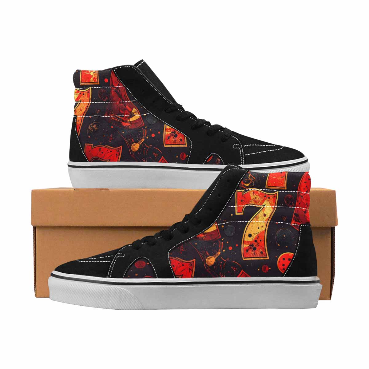 MEN'S Dark Black White Repeat 45 Ferion