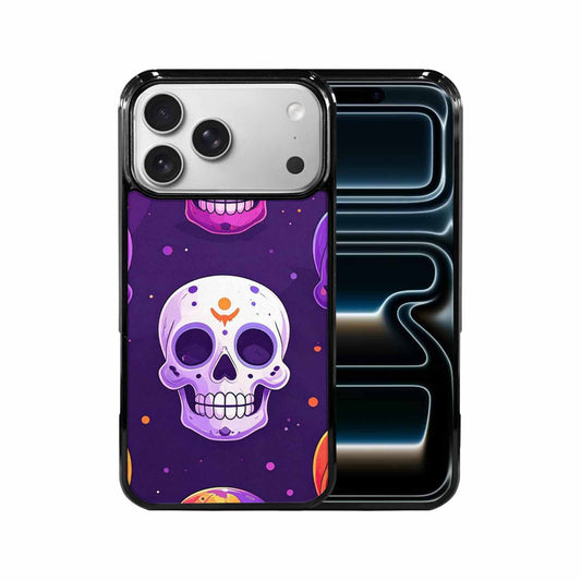 iPhone 17 Pro Max Case — Halloween Skull Cartoon Art Gothic Skulls, Unique Phone Case Design