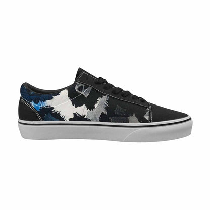WOMEN'S Animal Print Lace-Up Canvas Vibrant Chaos Sneakers
