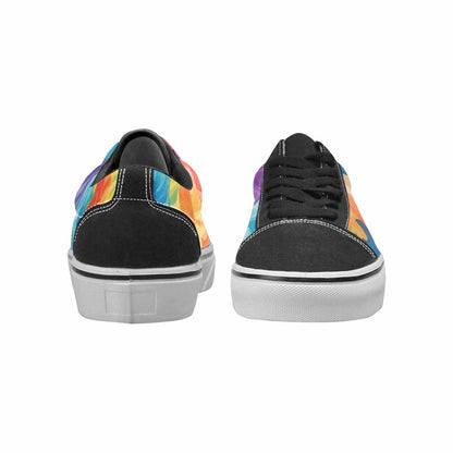 WOMEN'S Tie Dye Swirls Tie Lace-Up Canvas Aesthetic Custom Shoes