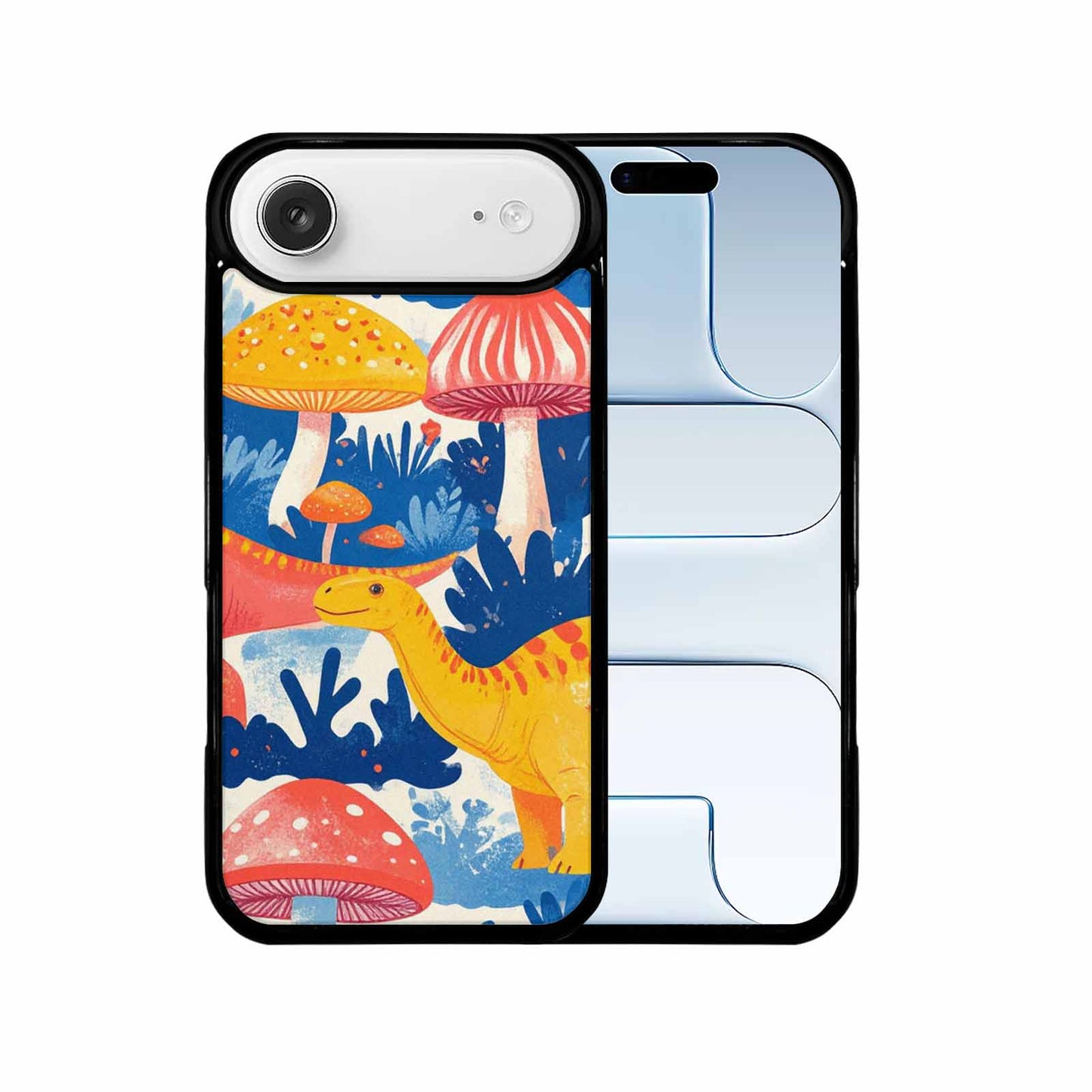 iPhone 17 Air Case — Vintage Dinosaurs Mushroom Retro Vintage, Custom Designed Case Cover
