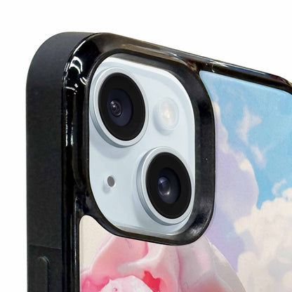 iPhone 15 Case — Collage Of Overlapping Waffle Cone Icecream, Custom Designed Case Cover
