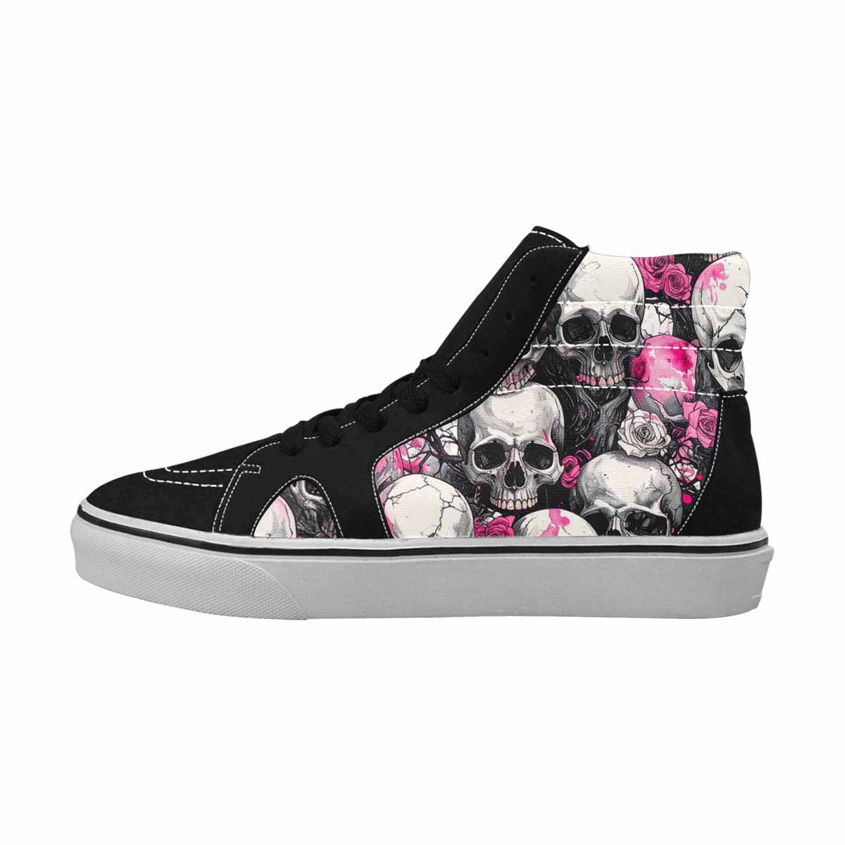 MEN'S Skull Roses High Top Canvas Dreamlike Shoes