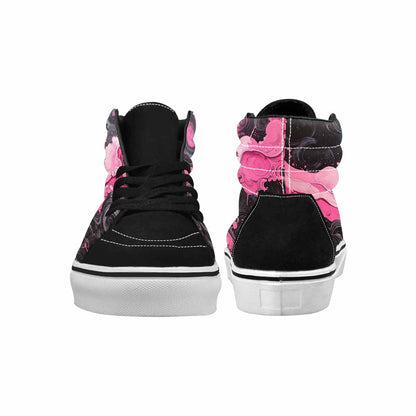 MEN'S Van Gogh Swirl High Top Canvas Dark Academia Sneakers