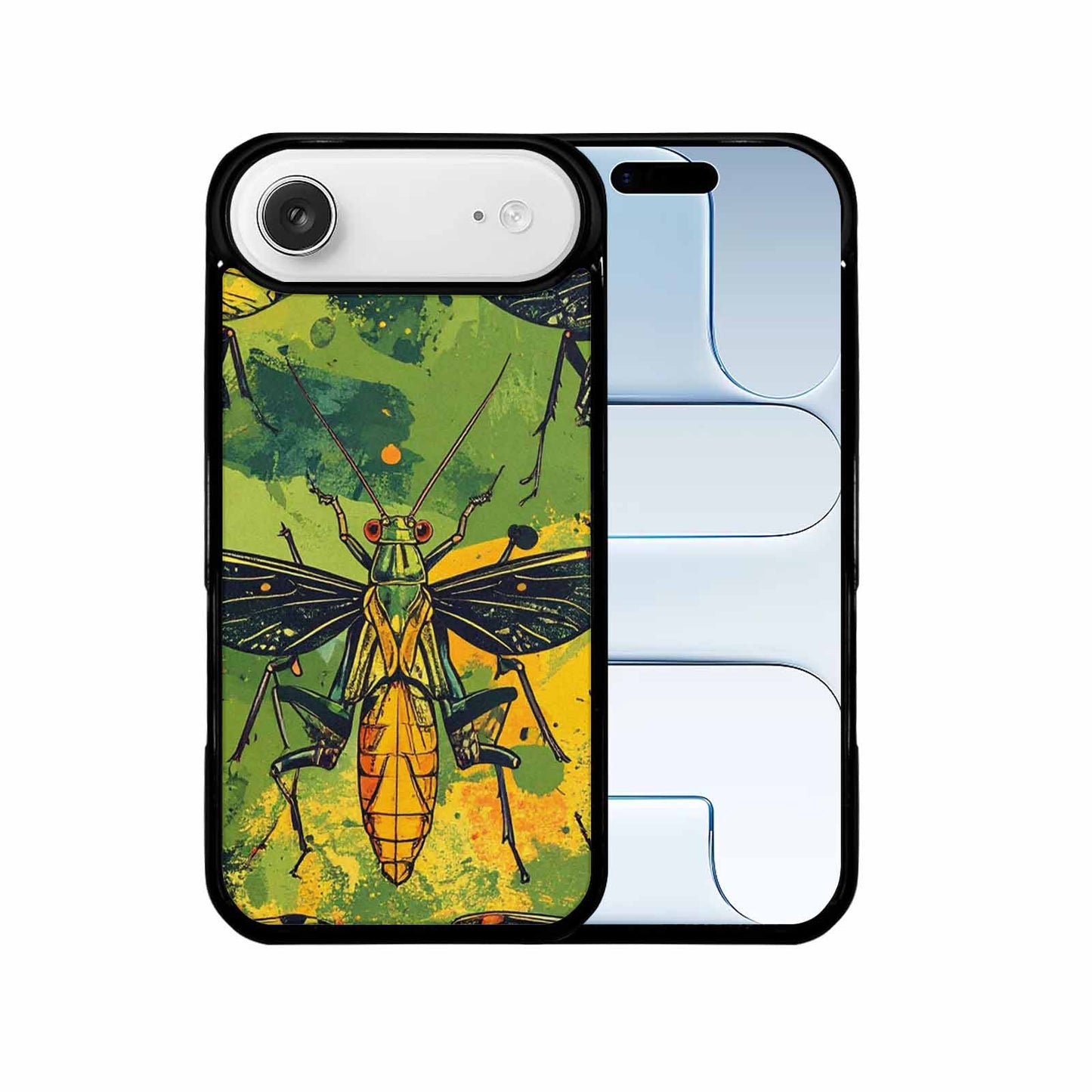 iPhone 17 Air Case — Hand Drawn Entomology Praying Original Art, Customized Protective Case