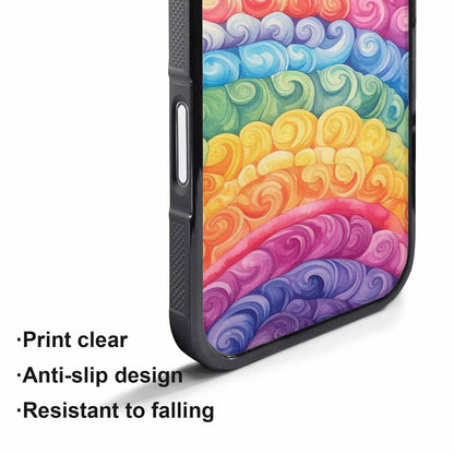 iPhone 17 Pro Max Case — Tie Dye Swirls Tie Dye, Custom Phone Case