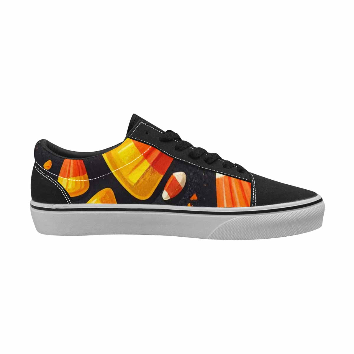 MEN'S Halloween Candy Corn Canvas Lace-Up Y2K Sneakers