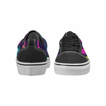 MEN'S Skulls - Neon Canvas Lace-Up Dreamcore Shoes
