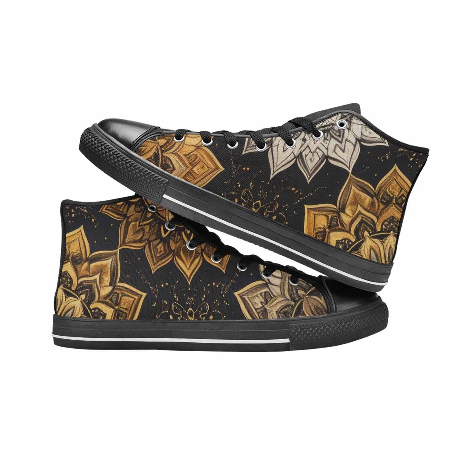 MEN'S Mandala High Top Canvas Aesthetic Custom Sneakers