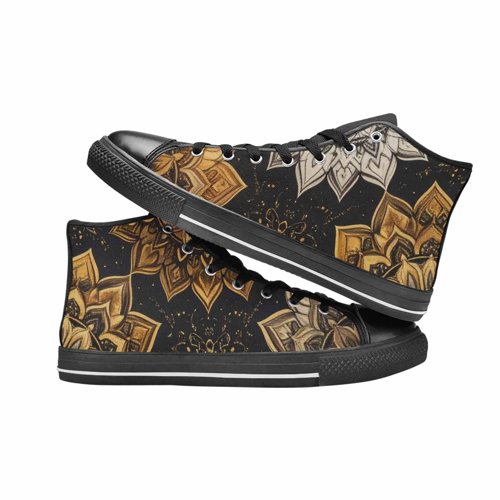 MEN'S Mandala High Top Canvas Aesthetic Custom Sneakers