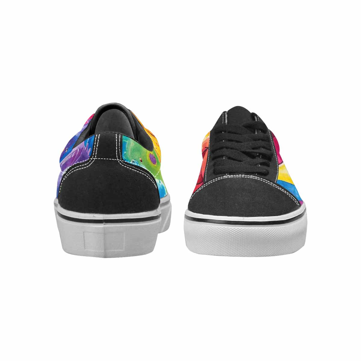 WOMEN'S Smiley Facessmiley Faces  Lace-Up Canvas Y2K Custom Shoes