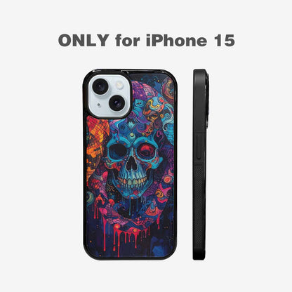 iPhone 15 Case — Snakes And Skulls And Snakes Skulls, Custom Phone Case