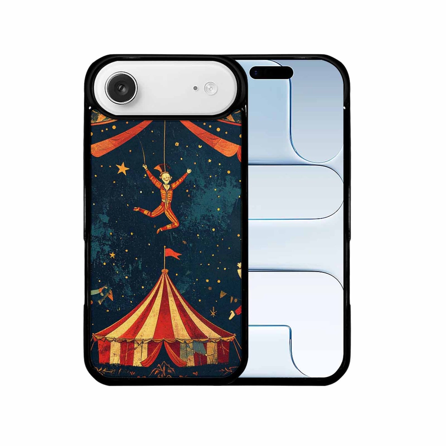 iPhone 17 Air Case — Vintage Circus Art Pattern Retro Vintage, Custom Made Phone Cover