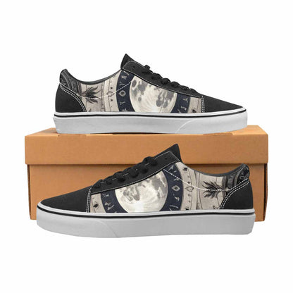 WOMEN'S Wolves Everywhere Collage Canvas Lace-Up Surreal Shoes