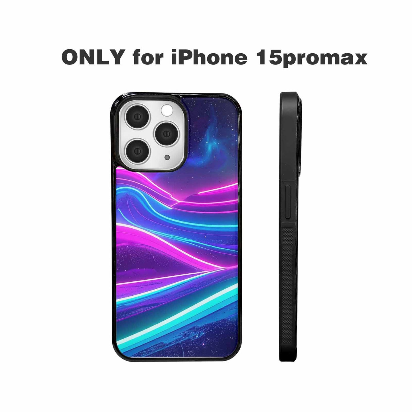 iPhone 15 Pro Max Case — 80s Neon Cartoon, Custom Print Case Cover