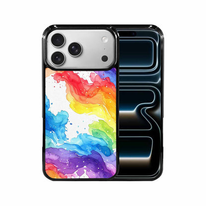 iPhone 17 Pro Max Case — Watercolor Splash Abstract Pattern, Watercolor Abstract, Customized Protective Case