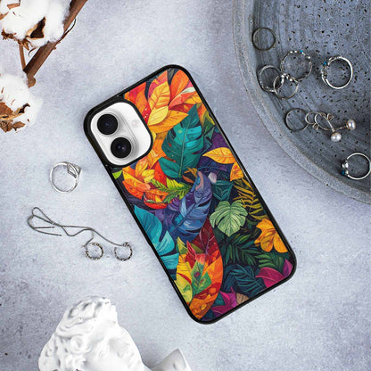 iPhone 16 Plus Case — Toucan Jungle Toucan Jungle Pattern Hundreds, Custom Designed Case Cover