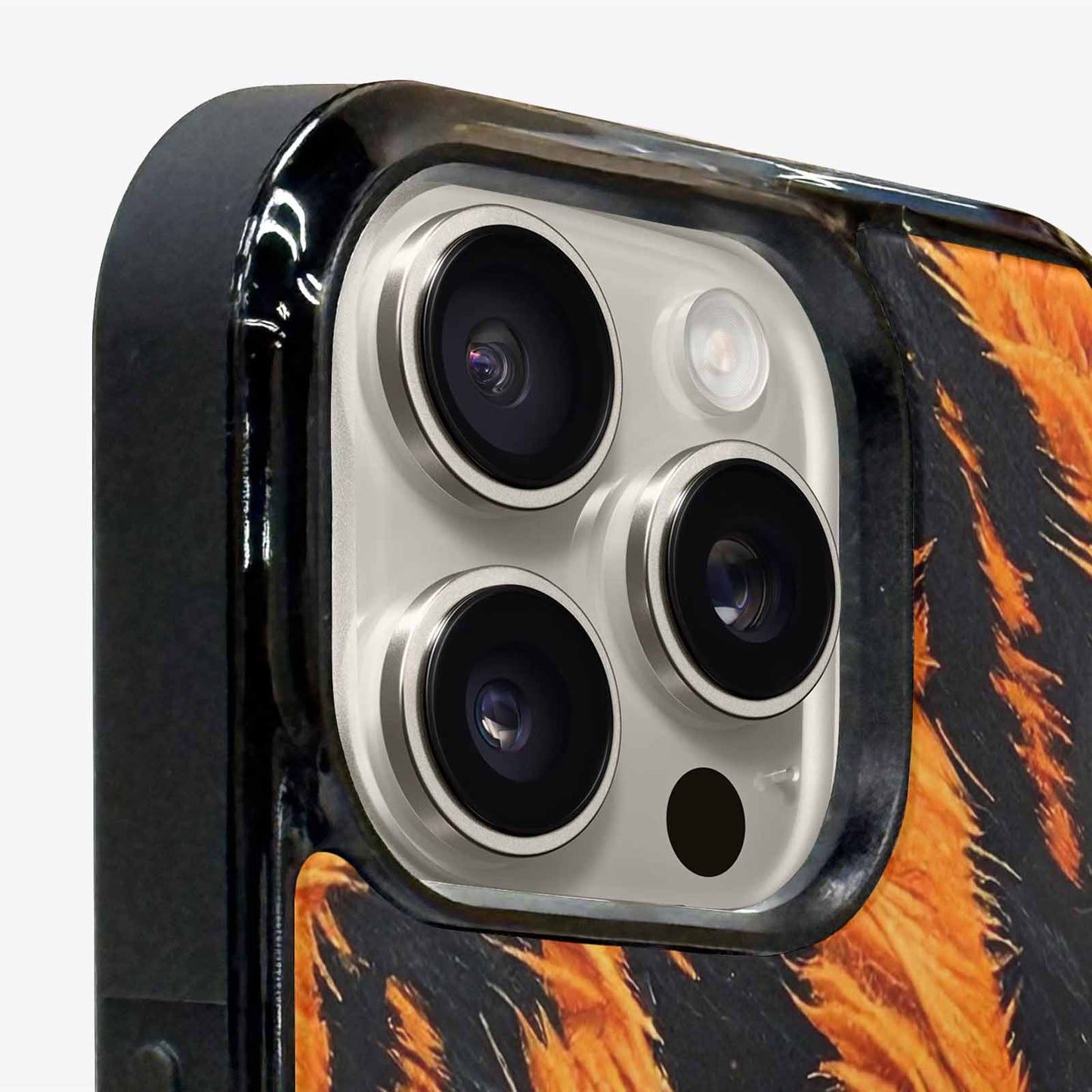 iPhone 15 Pro Max Case — Bold Tiger Stripe, Custom Print Case Cover